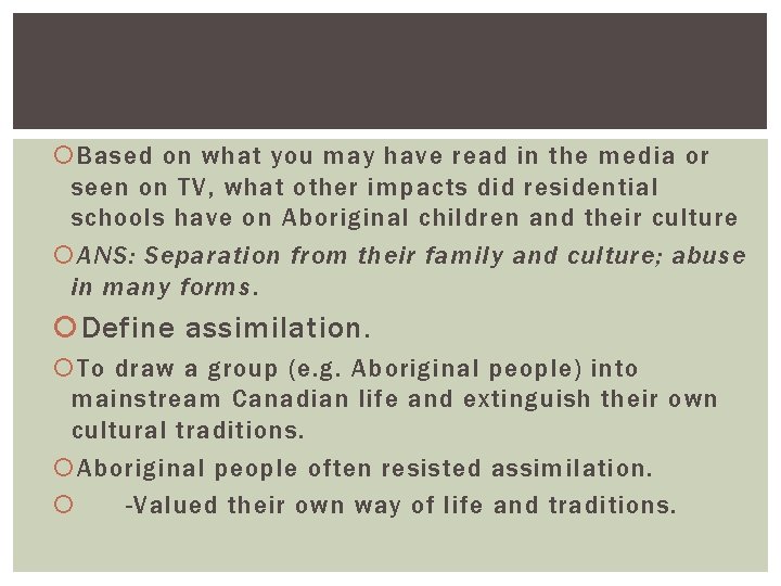  Based on what you may have read in the media or seen on