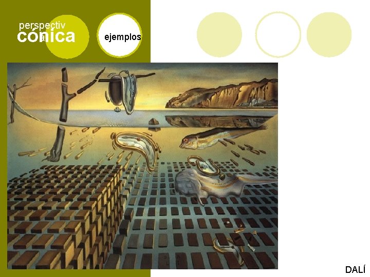 perspectiv a cónica ejemplos DALÍ 
