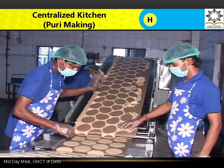 Centralized Kitchen (Puri Making) H LOGO Testing standards have been revised upwards to have
