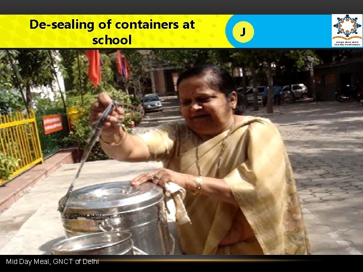 De-sealing of containers at school J LOGO Testing standards have been revised upwards to
