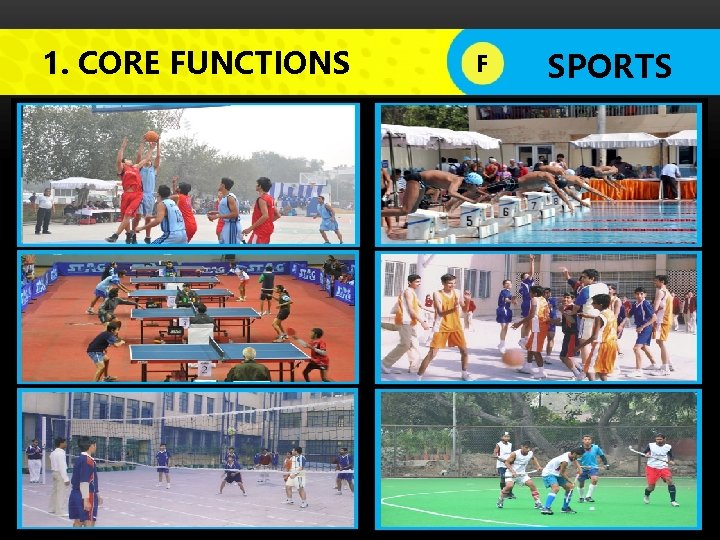 1. CORE FUNCTIONS F LOGO SPORTS 