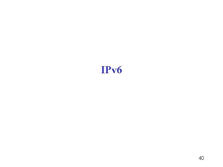 IPv 6 40 