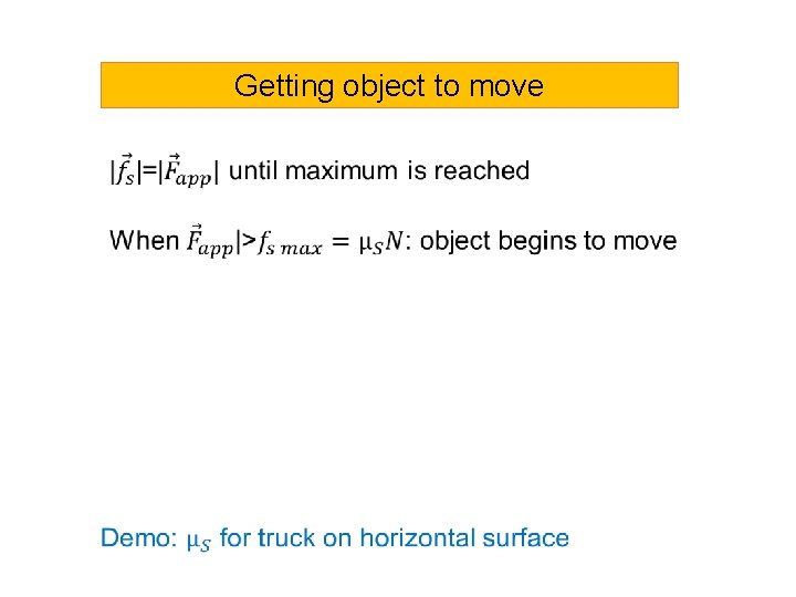Getting object to move 