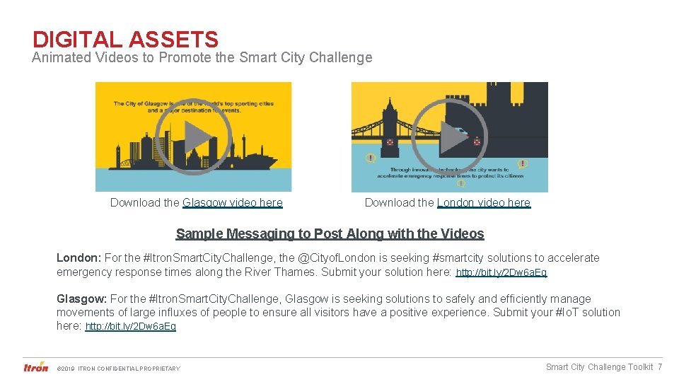 DIGITAL ASSETS Animated Videos to Promote the Smart City Challenge Download the Glasgow video