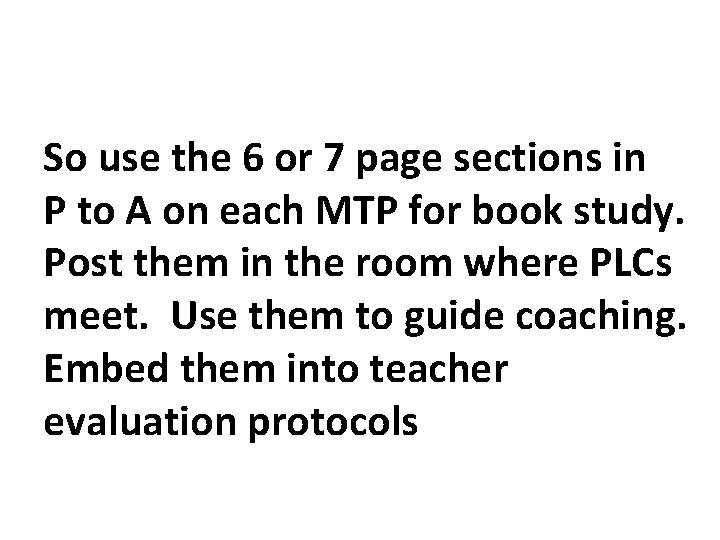 So use the 6 or 7 page sections in P to A on each