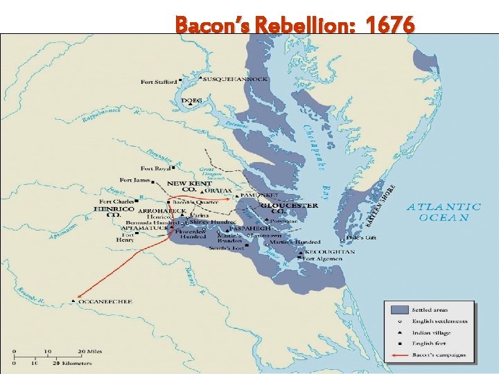 Bacon’s Rebellion: 1676 