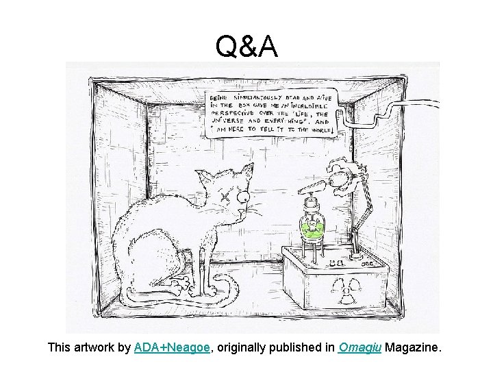 Q&A This artwork by ADA+Neagoe, originally published in Omagiu Magazine. 