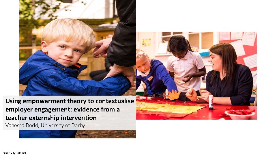 Using empowerment theory to contextualise employer engagement: evidence from a teacher externship intervention Vanessa