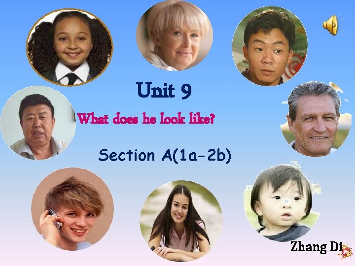 Unit 9 What does he look like? Section A(1 a-2 b) Zhang Di 