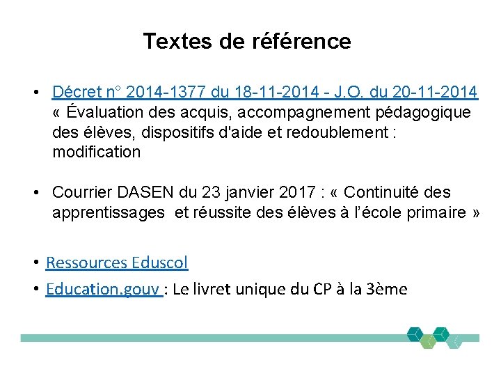 Textes de référence • Décret n° 2014 -1377 du 18 -11 -2014 - J.