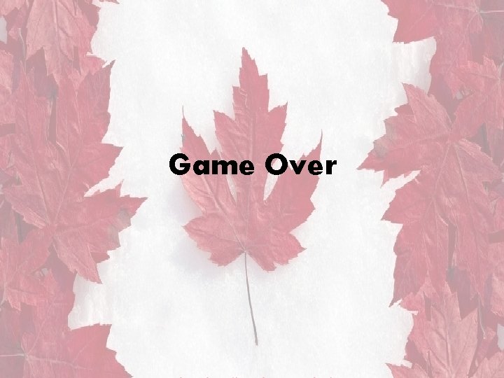 Game Over 