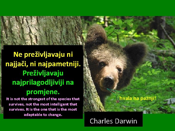 Ne preživljavaju ni Završno pitanje: najjači, Danili najpametniji. će i kako Preživljavaju Homo (pseudo)sapiens,