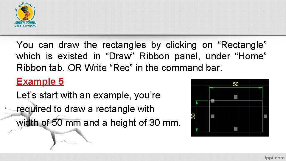 You can draw the rectangles by clicking on “Rectangle” which is existed in “Draw”