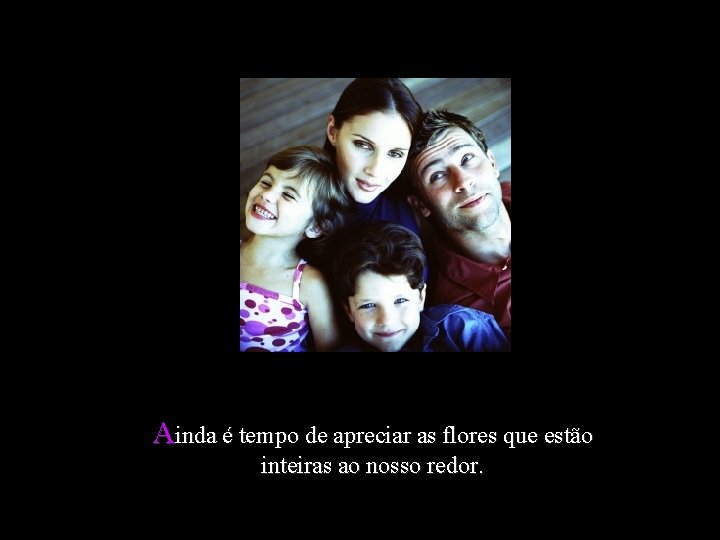 Ainda é tempo de apreciar as flores que estão inteiras ao nosso redor. 