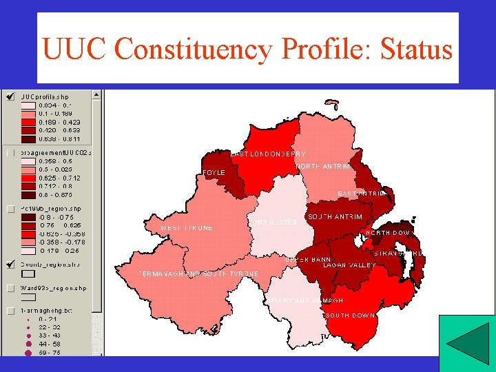 UUC Constituency Profile: Status UUC Constituency Profile: Status