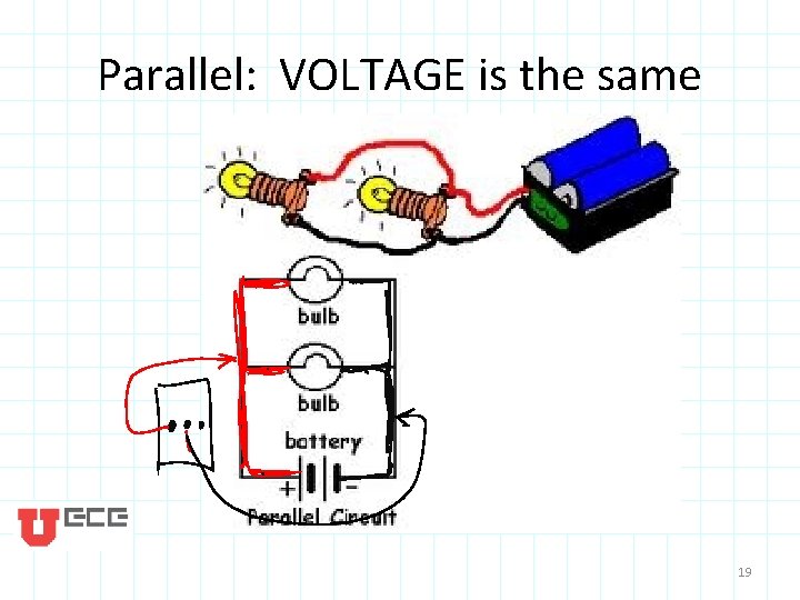 Parallel: VOLTAGE is the same 19 