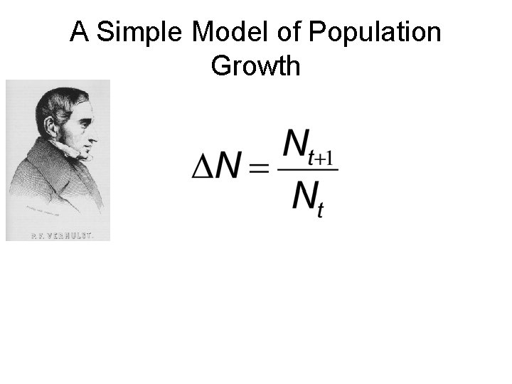 A Simple Model of Population Growth 