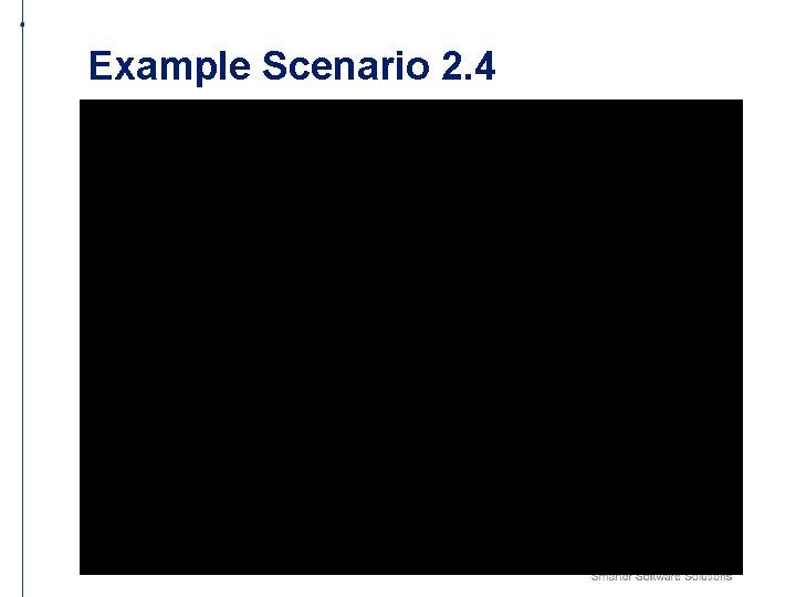 Example Scenario 2. 4 