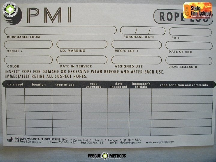 Care and Use of Rescue Rope and Related Equipment 