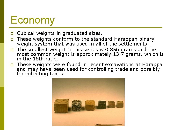 Economy p p Cubical weights in graduated sizes. These weights conform to the standard
