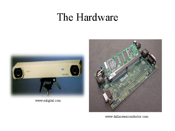 The Hardware www. ndigital. com www. dallassemiconductor. com 