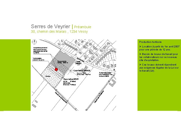 Serres de Veyrier | Préambule 30, chemin des Marais , 1234 Vessy Production horticole