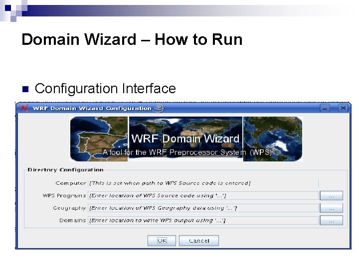 Domain Wizard – How to Run n Configuration Interface 