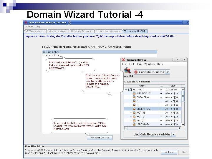 Domain Wizard Tutorial -4 