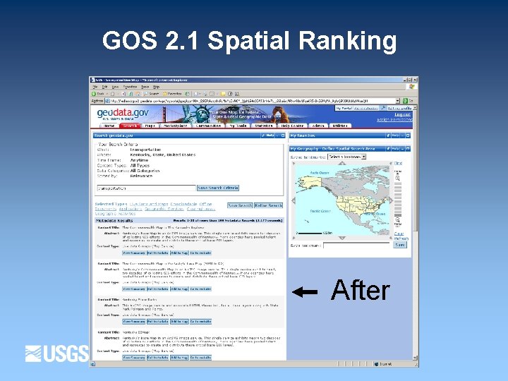 GOS 2. 1 Spatial Ranking Before After 