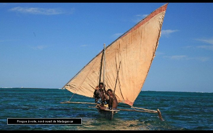 Pirogue à voile, nord-ouest de Madagascar 