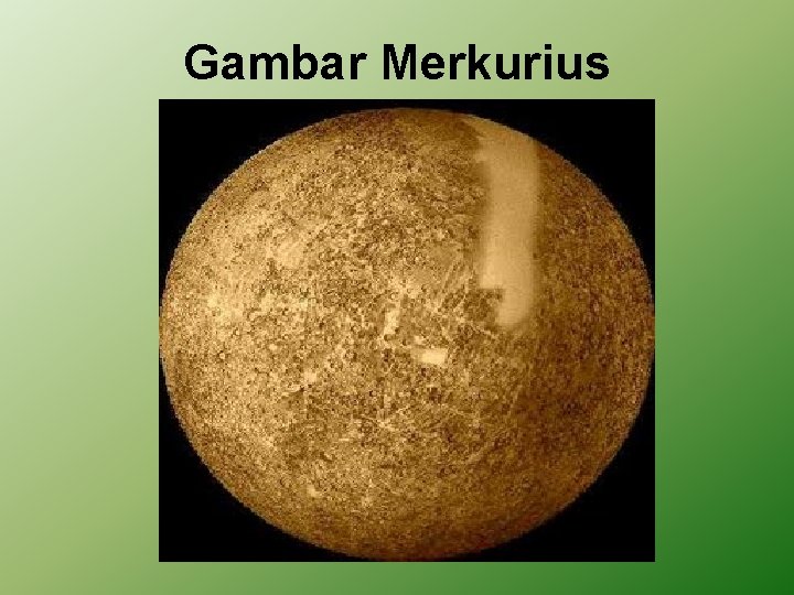 Gambar Merkurius 