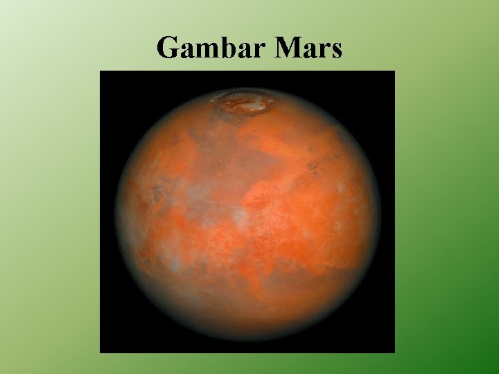 Gambar Mars 