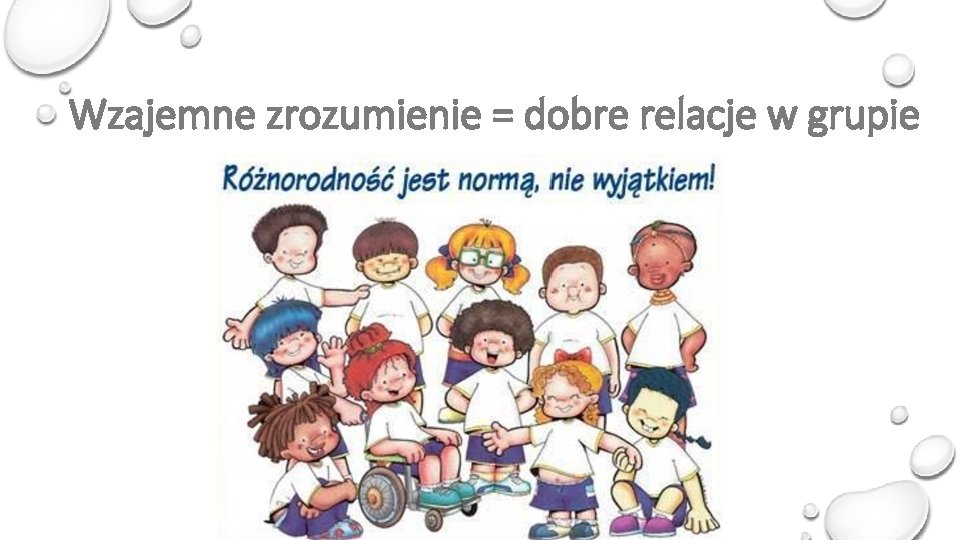 Wzajemne zrozumienie = dobre relacje w grupie 