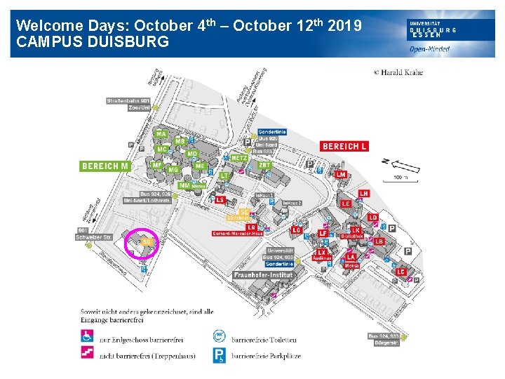 Welcome Days: October 4 th – October 12 th 2019 CAMPUS DUISBURG Welcome Days: October 4 th – October 12 th 2019 CAMPUS DUISBURG