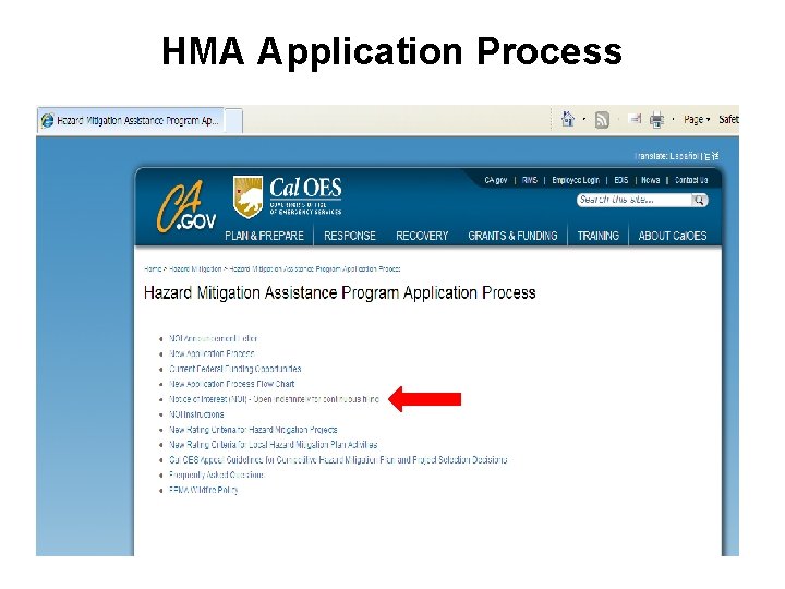 HMA Application Process HMA Application Process