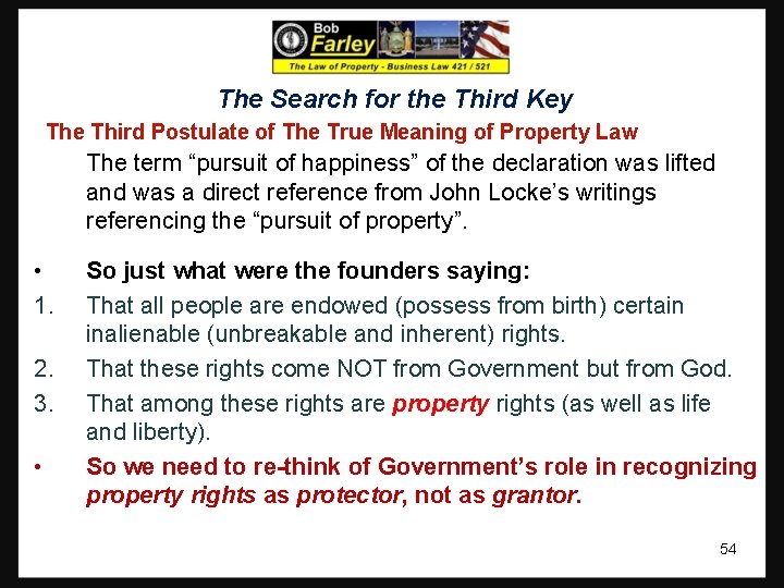 The Search for the Third Key The Third Postulate of The True Meaning of The Search for the Third Key The Third Postulate of The True Meaning of