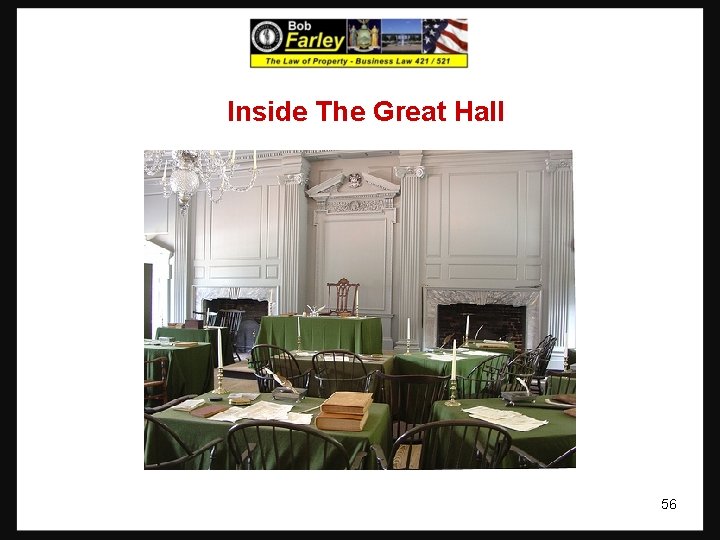 Inside The Great Hall 56 Inside The Great Hall 56