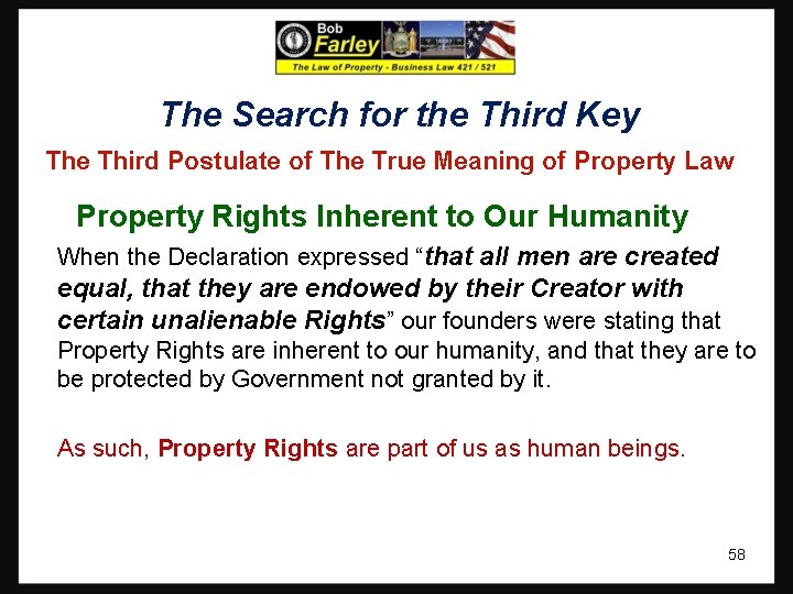 The Search for the Third Key The Third Postulate of The True Meaning of The Search for the Third Key The Third Postulate of The True Meaning of