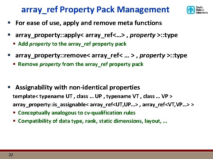 array_ref Property Pack Management § For ease of use, apply and remove meta functions