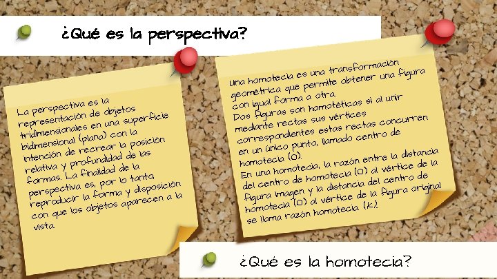 ¿Qué es la perspectiva? iva es la tos t c e p s r