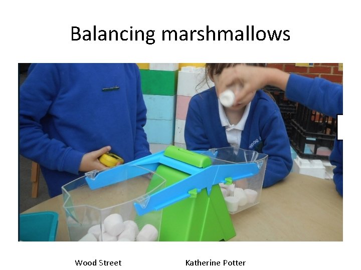 Balancing marshmallows Wood Street Katherine Potter Balancing marshmallows Wood Street Katherine Potter