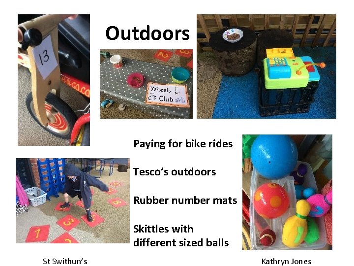 Outdoors Paying for bike rides Tesco’s outdoors Rubber number mats Skittles with different sized Outdoors Paying for bike rides Tesco’s outdoors Rubber number mats Skittles with different sized