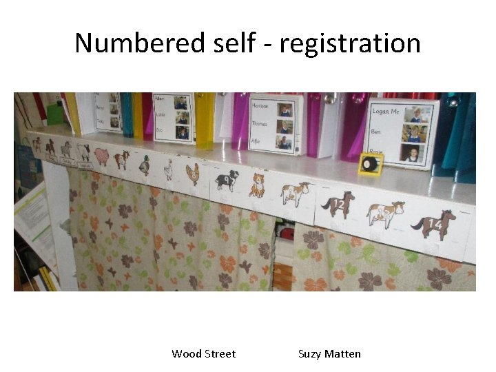 Numbered self - registration Wood Street Suzy Matten Numbered self - registration Wood Street Suzy Matten