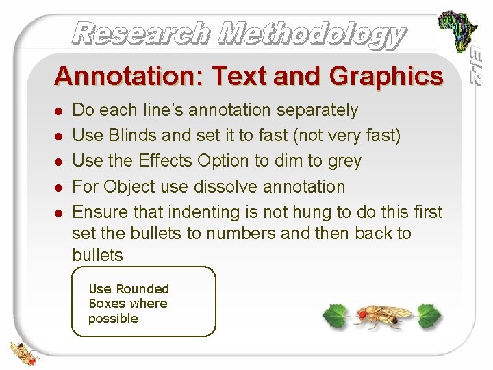 How to Create a NISL Power Point Slide