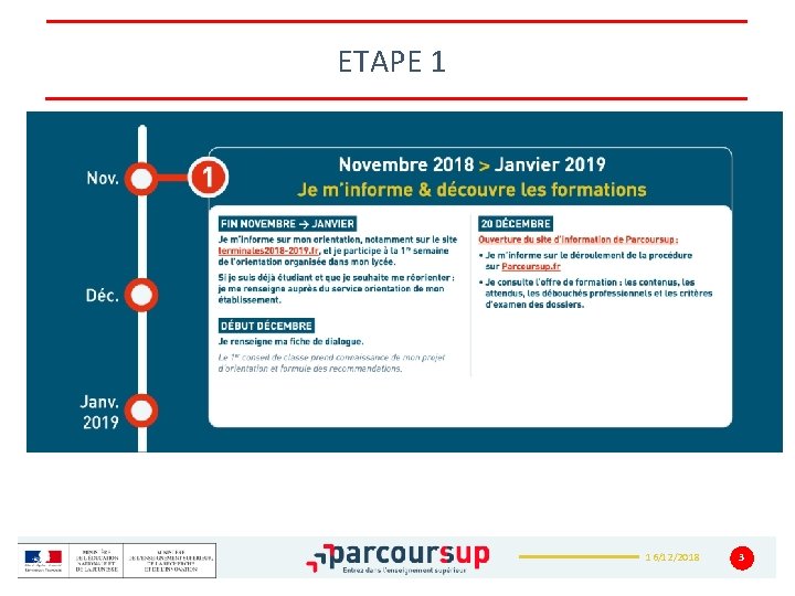 ETAPE 1 16/12/2018 3 