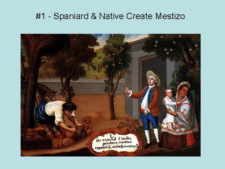 #1 - Spaniard & Native Create Mestizo 
