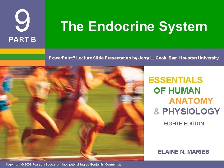 9 The Endocrine System PART B Power. Point® Lecture Slide Presentation by Jerry L.