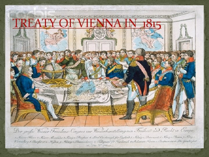 TREATY OF VIENNA IN 1815 