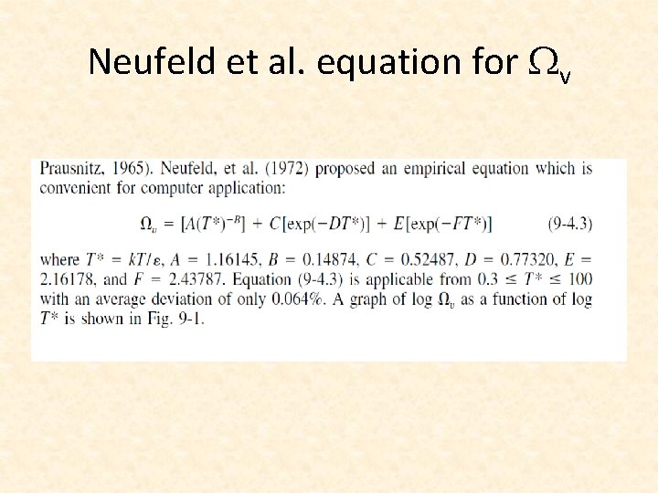 Neufeld et al. equation for v 
