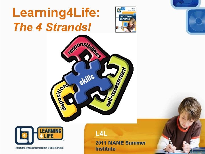 Learning 4 Life: The 4 Strands! L 4 L 2011 MAME Summer Institute 